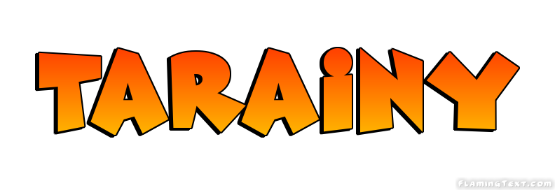 Tarainy Logo | Free Name Design Tool from Flaming Text