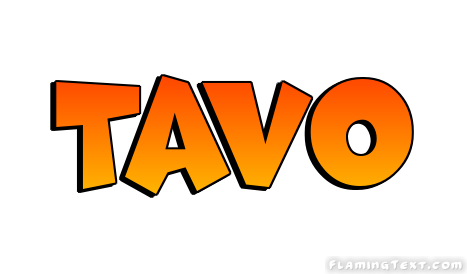 Tavo Logo | Outil de conception de nom gratuit à partir de texte flamboyant