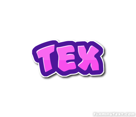 Tex Logo | Free Name Design Tool from Flaming Text