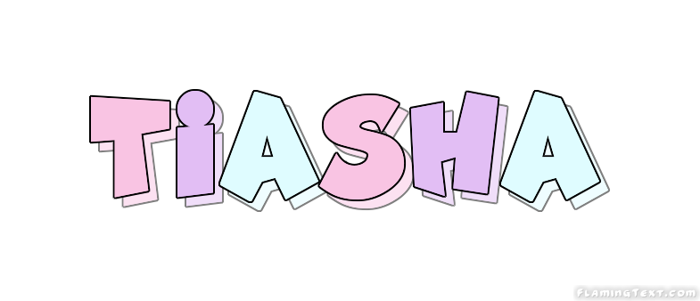 Tiasha Logo | Free Name Design Tool from Flaming Text