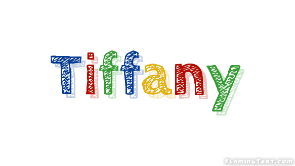 Tiffany ロゴ フレーミングテキストからの無料の名前デザインツール