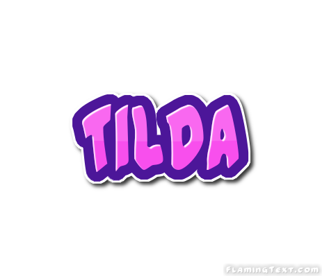 Tilda Logo | Free Name Design Tool from Flaming Text