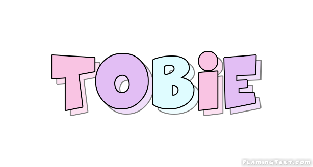 Tobie Logo | Free Name Design Tool from Flaming Text