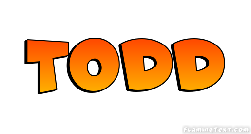 Todd Logo | Herramienta de diseño de nombres gratis de Flaming Text