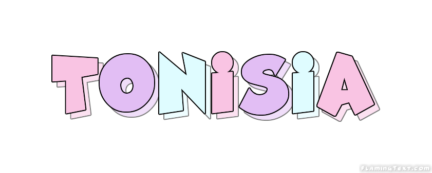 Tonisia Logo | Free Name Design Tool from Flaming Text
