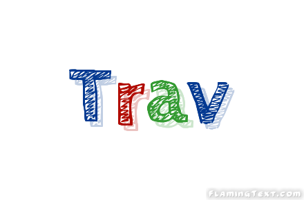 Trav Logo | Free Name Design Tool from Flaming Text