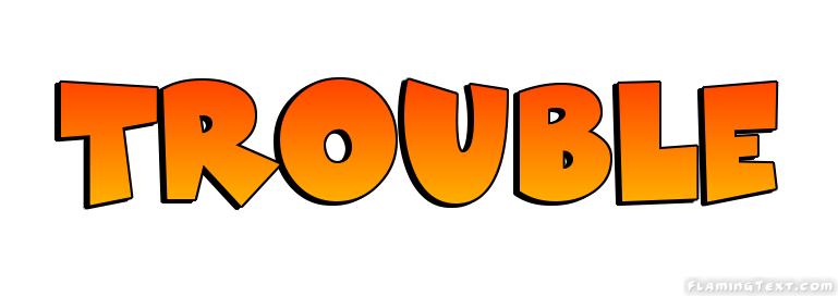 Trouble Logo
