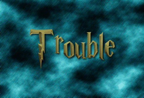 Trouble ロゴ