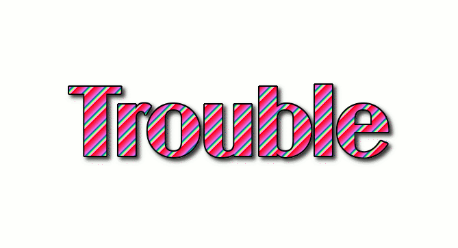 Trouble Logo