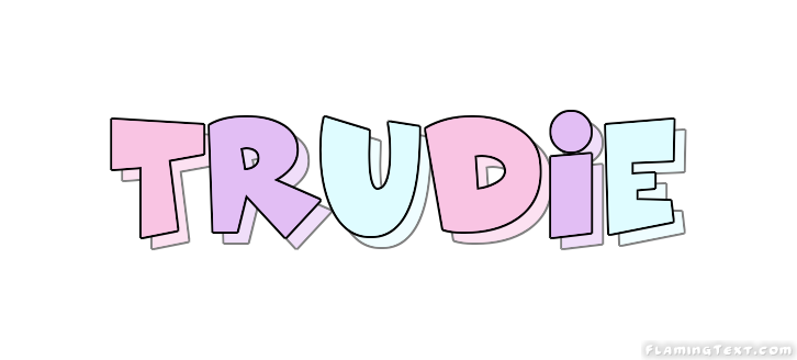 Trudie ロゴ