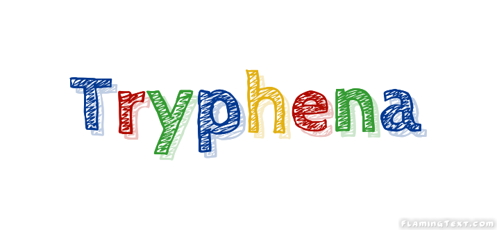 Tryphena Flaming Text