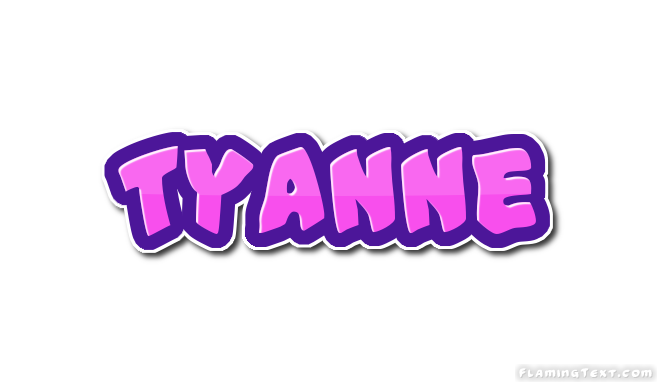 Tyanne Logo | Herramienta de diseño de nombres gratis de Flaming Text