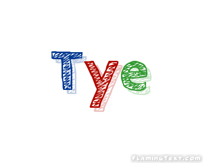 Tye Logo | Free Name Design Tool from Flaming Text