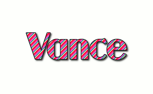 Vance ロゴ フレーミングテキストからの無料の名前デザインツール