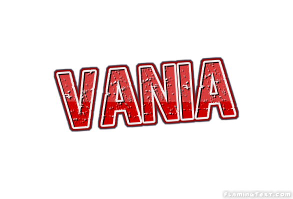 Vania Logo | Free Name Design Tool from Flaming Text