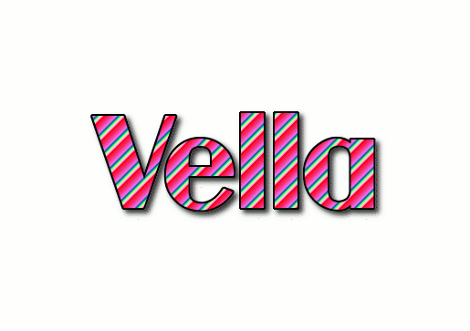 Vella Logo | Free Name Design Tool from Flaming Text