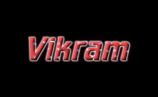 Vikram Logo | Free Name Design Tool from Flaming Text