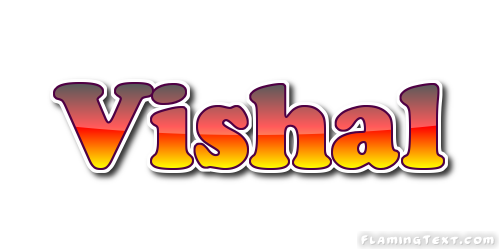 Vishal Logo Free Name Design Tool From Flaming Text