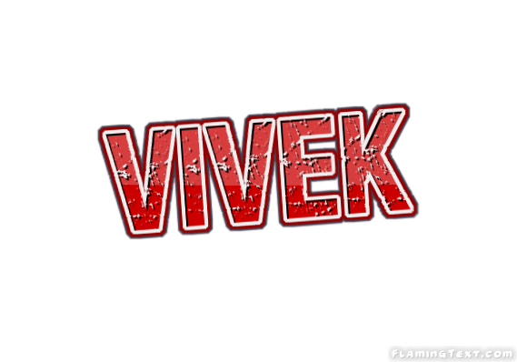 Vivek Logo Free Name Design Tool From Flaming Text