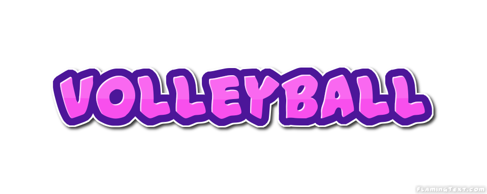 Volleyball Logo | Free Name Design Tool from Flaming Text