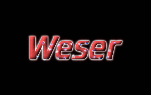 Weser Logo | Free Name Design Tool from Flaming Text