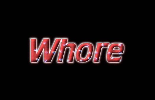 Whore ロゴ