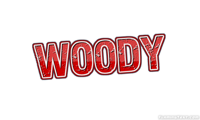 Вуди имя. Woody logo -Woodpecker.