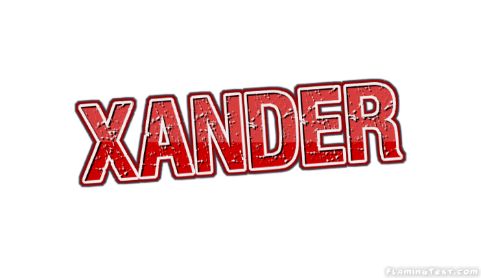 Xander Logo | Free Name Design Tool from Flaming Text