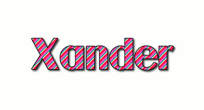 Xander Logo | Free Name Design Tool from Flaming Text