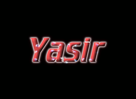 Yasir Logo | Free Name Design Tool from Flaming Text