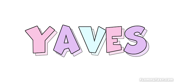 Yaves Logo | Free Name Design Tool from Flaming Text
