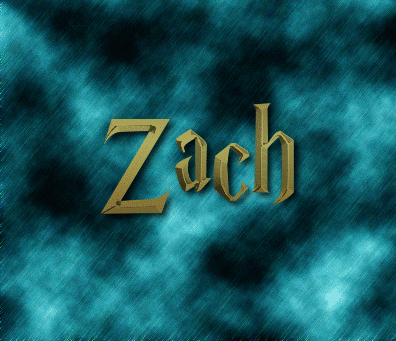 Zach Logo | Free Name Design Tool from Flaming Text