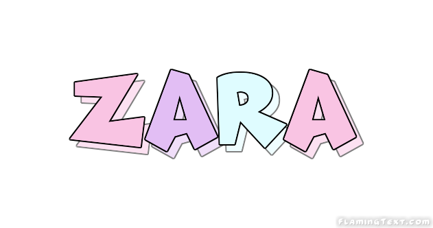 Zara Logo Herramienta De Diseño De Nombres Gratis De Flaming Text