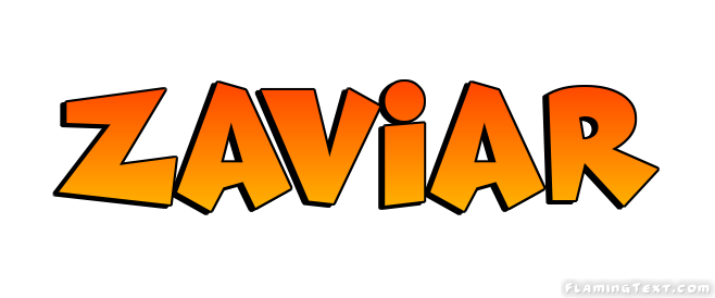 Zaviar Logo | Free Name Design Tool from Flaming Text