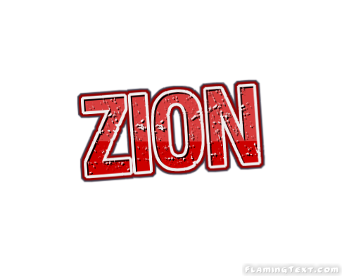 Zion Logo | Free Name Design Tool from Flaming Text