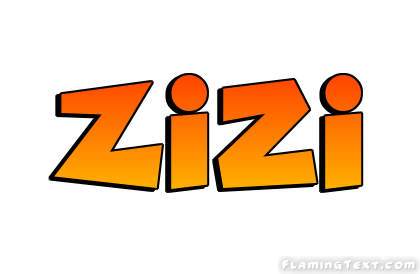 Zizi Logo | Free Name Design Tool from Flaming Text