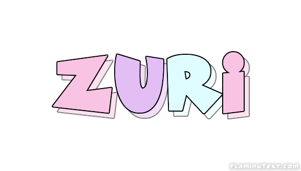 Zuri Имя Логотип. 