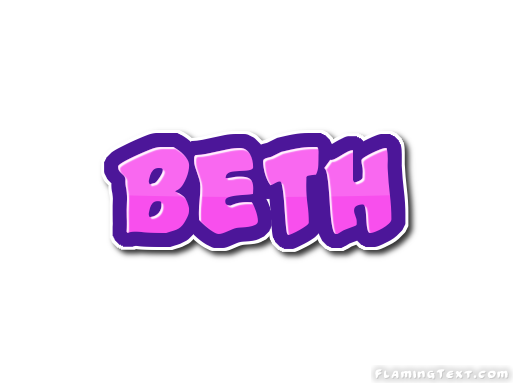 beth-flaming-text