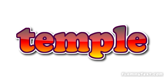 Temple Logo | Free Name Design Tool from Flaming Text