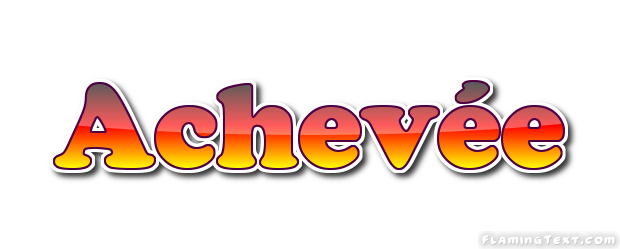 Achevée Logo