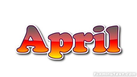 April Logo | Free Logo Design Tool from Flaming Text