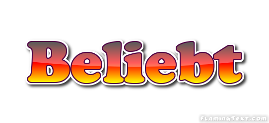 Beliebt Logo