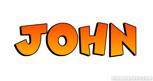 john Logo | Free Logo Design Tool from Flaming Text