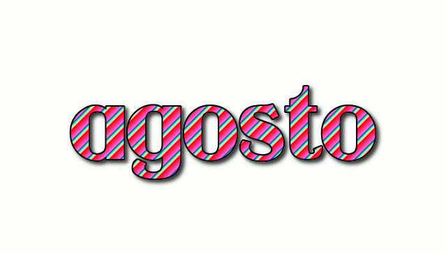 agosto Logotipo | Ferramenta de design de logotipo grátis de texto  flamejante