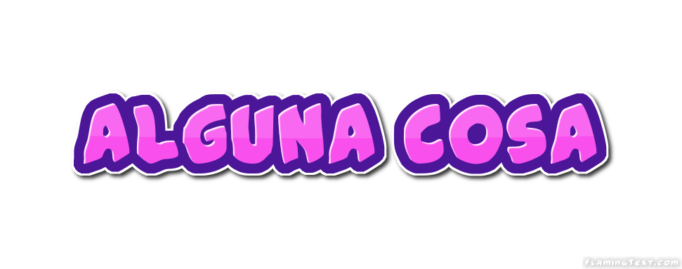 alguna cosa Logo