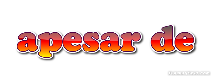 apesar de Logotipo