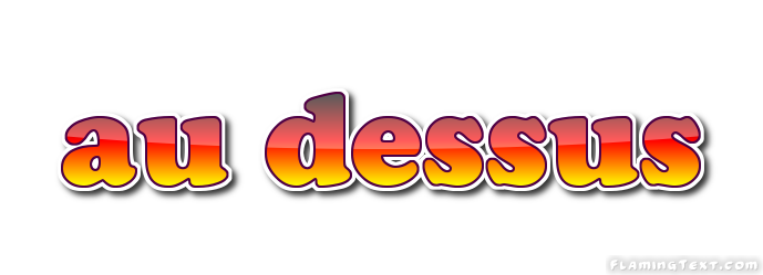 au dessus Logo