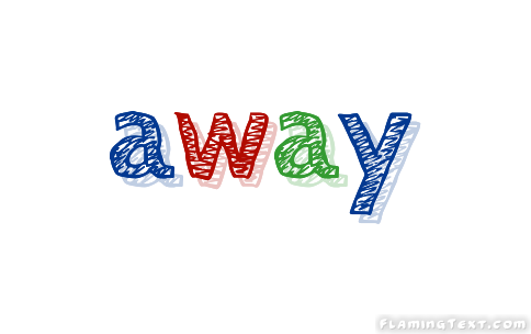 away Logo | Free Logo Design Tool from Flaming Text