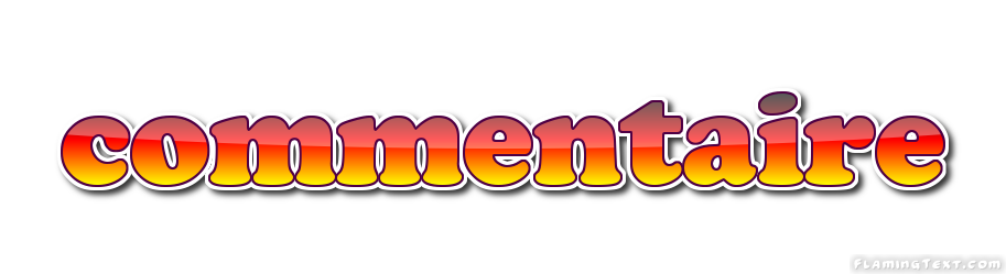 commentaire Logo