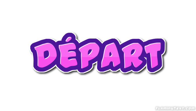 départ Logo